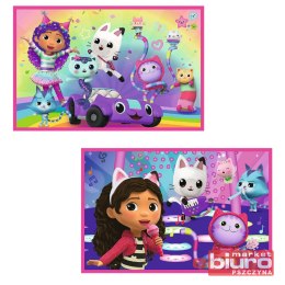 PUZZLE 2X24 ZABAWY Z GABBY 34433 TREFL