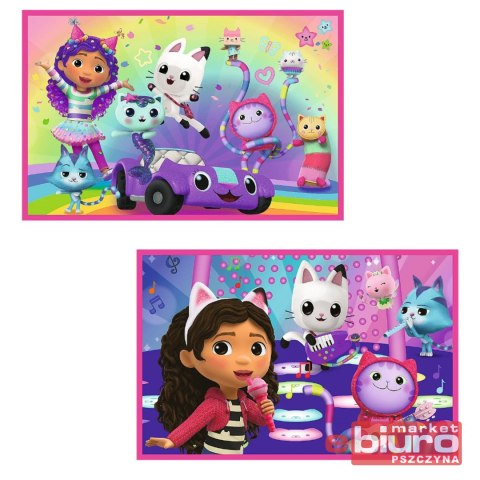 PUZZLE 2X24 ZABAWY Z GABBY 34433 TREFL