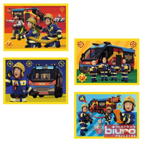 PUZZLE 4W1 STRAŻAK NA SYGNALE 34348 TREFL