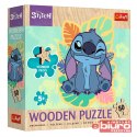 PUZZLE 50 DREWNIANE KONTUROWE WESOŁY STITCH TREFL