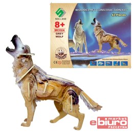 SKŁADANKA KOLOR SZARY WILK BK K-MC024 AXTOM