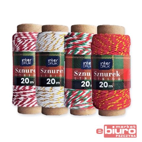 SZNUREK 20M CHRISTMAS INTERDRUK