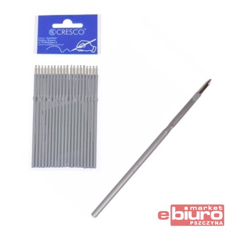 WKŁAD X20 PLASTIK A'20 1,00MM CZARNY 011513 CRESCO