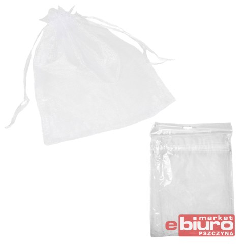 WORECZKI ORGANZOWE 20X15CM WR03 BIAŁE A'10 PSH