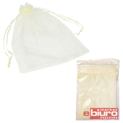 WORECZKI ORGANZOWE 20X15CM WR03 ECRU A'10 PSH