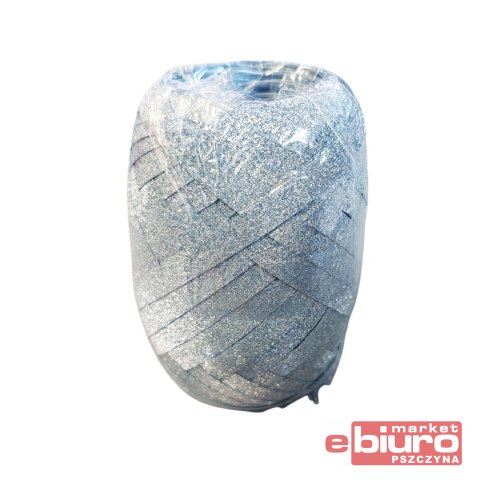 WSTĄŻKA 20MX5MM BROKATOWA NIEBIESKA MFP