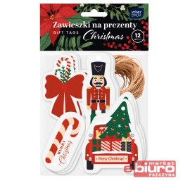 ZAWIESZKI NA PREZENTY KSZTAŁTY CHRISTMAS INTERDRUK