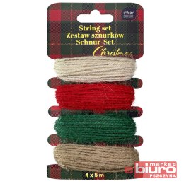 ZESTAW SZNURKÓW 4X5M CHRISTMAS INTERDRUK