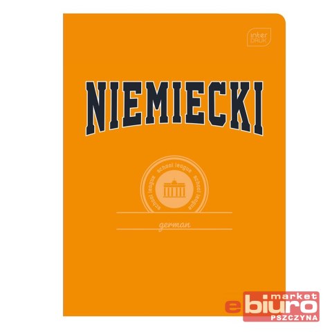 ZESZYT A5 60 KARTEK # J.NIEMIECKI HYBRID FSC MI