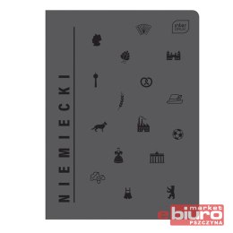 ZESZYT A5 60 KARTEK KRATKA 70G UV NIEMIECKI INT