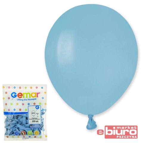 BALON A50 PASTEL 5" DELIK. NIEBIESKI 100SZT GODAN