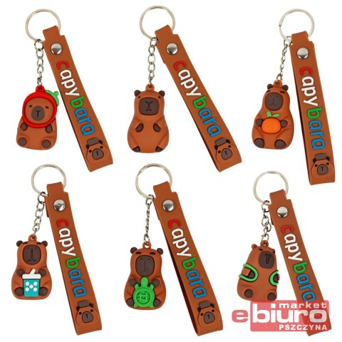 BRELOK KAPIBARA MIX WZORÓW STNUX