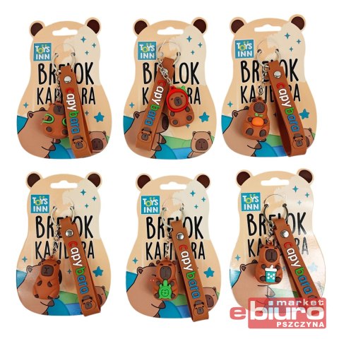 BRELOK KAPIBARA MIX WZORÓW STNUX
