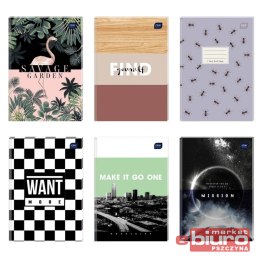 BRULION A4 96 GŁADKI INTERDRUK