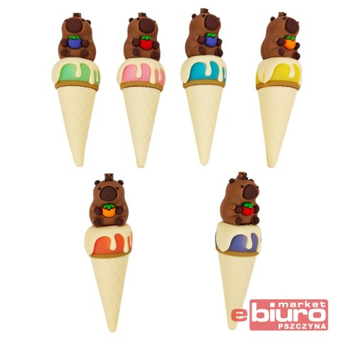 COLORINO ZAKREŚLACZE CAPYBARA 6 KOL MIX