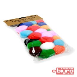 DEKORACJE POMPONY DPO-04 5CM MIX KOL PENWORD