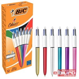 DŁUGOPIS 4 COLOURS SHINE A'12 BIC