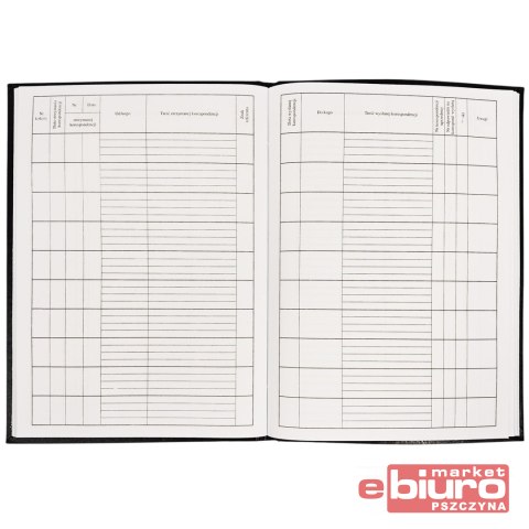 DZIENNIK KORESPONDENCYJNY A4 100 KART SZYTY