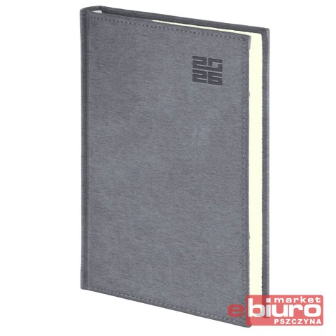 KALENDARZ A4 DZIENNY ALUMINIUM STANDARD SREBRNY