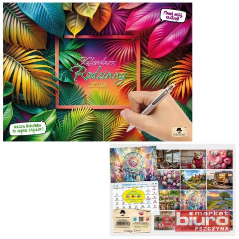 KALENDARZ ALBUMOWY KSA V6 KALENDARZ RODZINNY PAN K