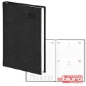 KALENDARZ B5 DZIENNY ALUMINIUM STANDARD CZARNY