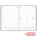 KALENDARZ B5 DZIENNY ALUMINIUM STANDARD GRANAT
