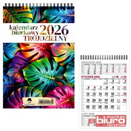 KALENDARZ BIURKOWY TRÓJDZIELNY KBA5T PAN KALENDARZ