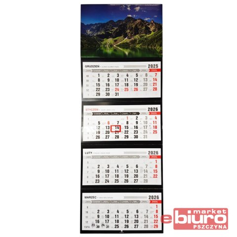 KALENDARZ CZTERODZIELNY KT-4 PREMIUM Z WYP GŁ PAN