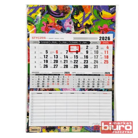 KALENDARZ JEDNODZIEL. KTJ-4 Z PLANEM ZAJĘĆ PAN KAL