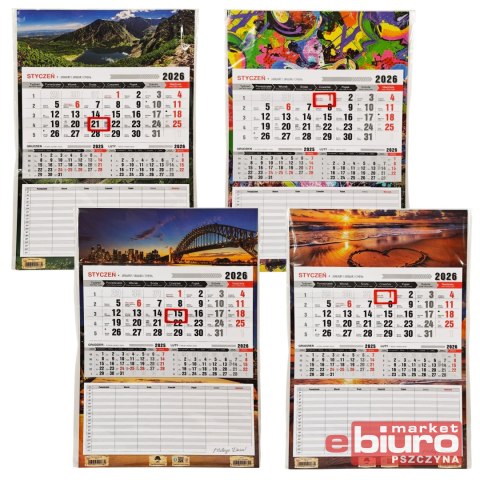 KALENDARZ JEDNODZIEL. KTJ-4 Z PLANEM ZAJĘĆ PAN KAL