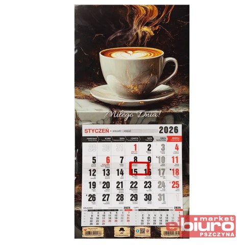 KALENDARZ JEDNODZIELNY MINI KTJ-2M PAN KALENDARZYK