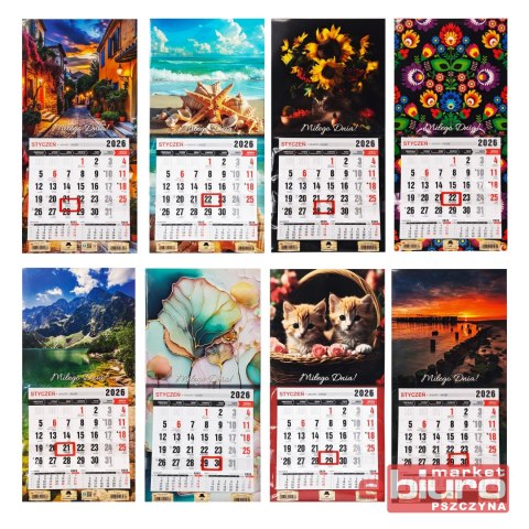 KALENDARZ JEDNODZIELNY MINI KTJ-2M PAN KALENDARZYK