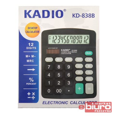 KALKULATOR DUŻY 12 POZYCYJNY 1541 KD-838B