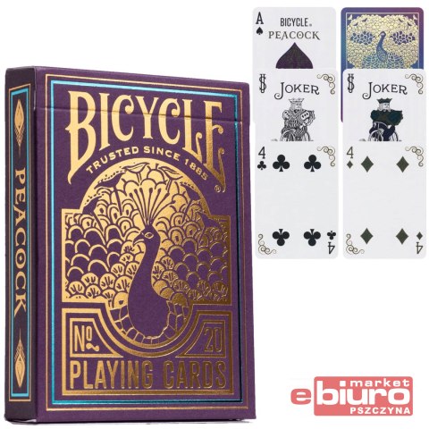 KARTY BICYCLE PEACOCK PURPLE CARTAMUNDI