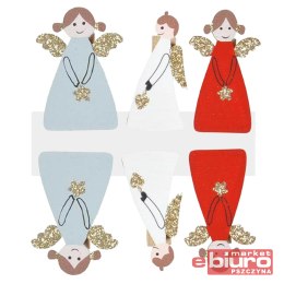 KLAMERKA DREWNIANA ANIOŁY CJ-22F61B MFP