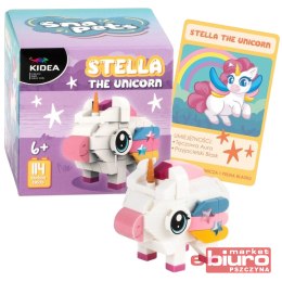 KLOCKI SNAPETS JEDNOROŻEC BIAŁY KIDEA