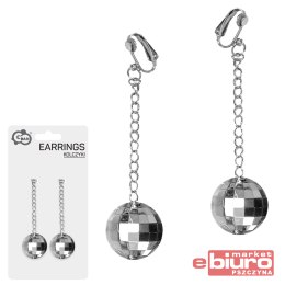 KOLCZYKI DISCO SREBRNE GODAN