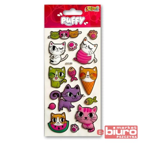 KOLORI NAKLEJKI PUFFY PUF-5805 KITTENS PENMATE