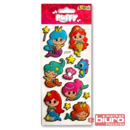 KOLORI NAKLEJKI PUFFY PUF-5808 HAPPY MERMADIS PENM