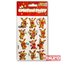 KOLORI NAKLEJKI PUFFY SWPX-1805 EMOTION REINDEERS