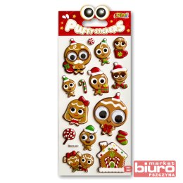 KOLORI NAKLEJKI PUFFY SWPX-2003 CHRISTMAS GINGERBR