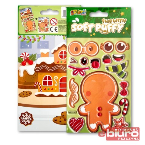 KOLORI NAKLEJKI PUFFY SWPX-2103 FUN WITH GINGERBRE