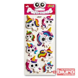 KOLORI NAKLEJKI PUFFY SWP-2402 UNICORNS EYES PENMA