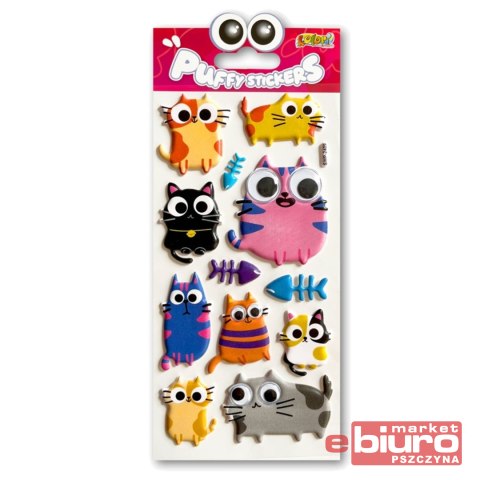 KOLORI NAKLEJKI PUFFY SWP-2409 CAT EYES PENMATE