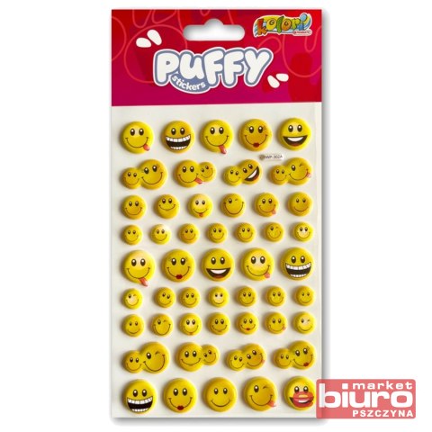 KOLORI NAKLEJKI PUFFY SWP-302A EMOTICON PENMATE
