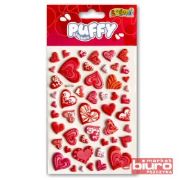 KOLORI NAKLEJKI PUFFY SWP-306B HEARTS PENMATE