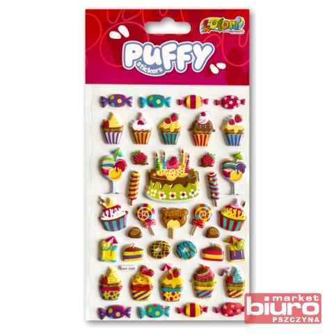 KOLORI NAKLEJKI PUFFY SWP-308B SWEETS PENMATE