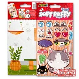 KOLORI NAKLEJKI PUFFY SWP-3602 FUN WITH KITTY PENM