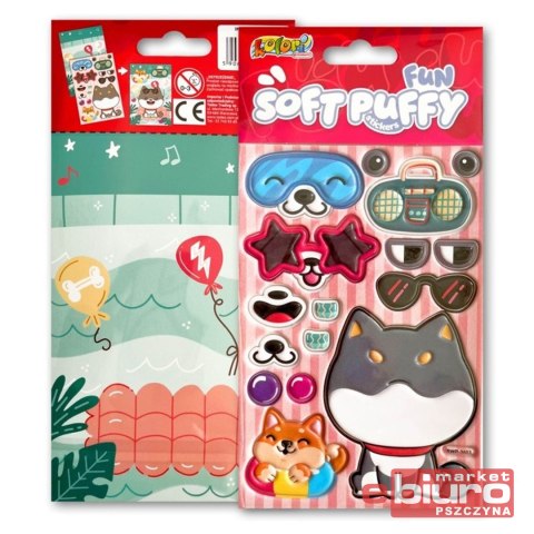 KOLORI NAKLEJKI PUFFY SWP-3603 FUN WITH DOGGI PENM