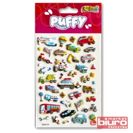 KOLORI NAKLEJKI PUFFY SWP-406 CARS PENMATE